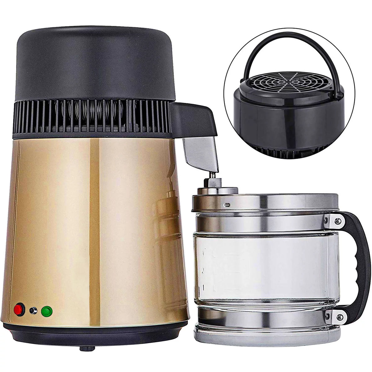 1.1 gal 4L Stainless Steel Water Distiller Machine E6696
