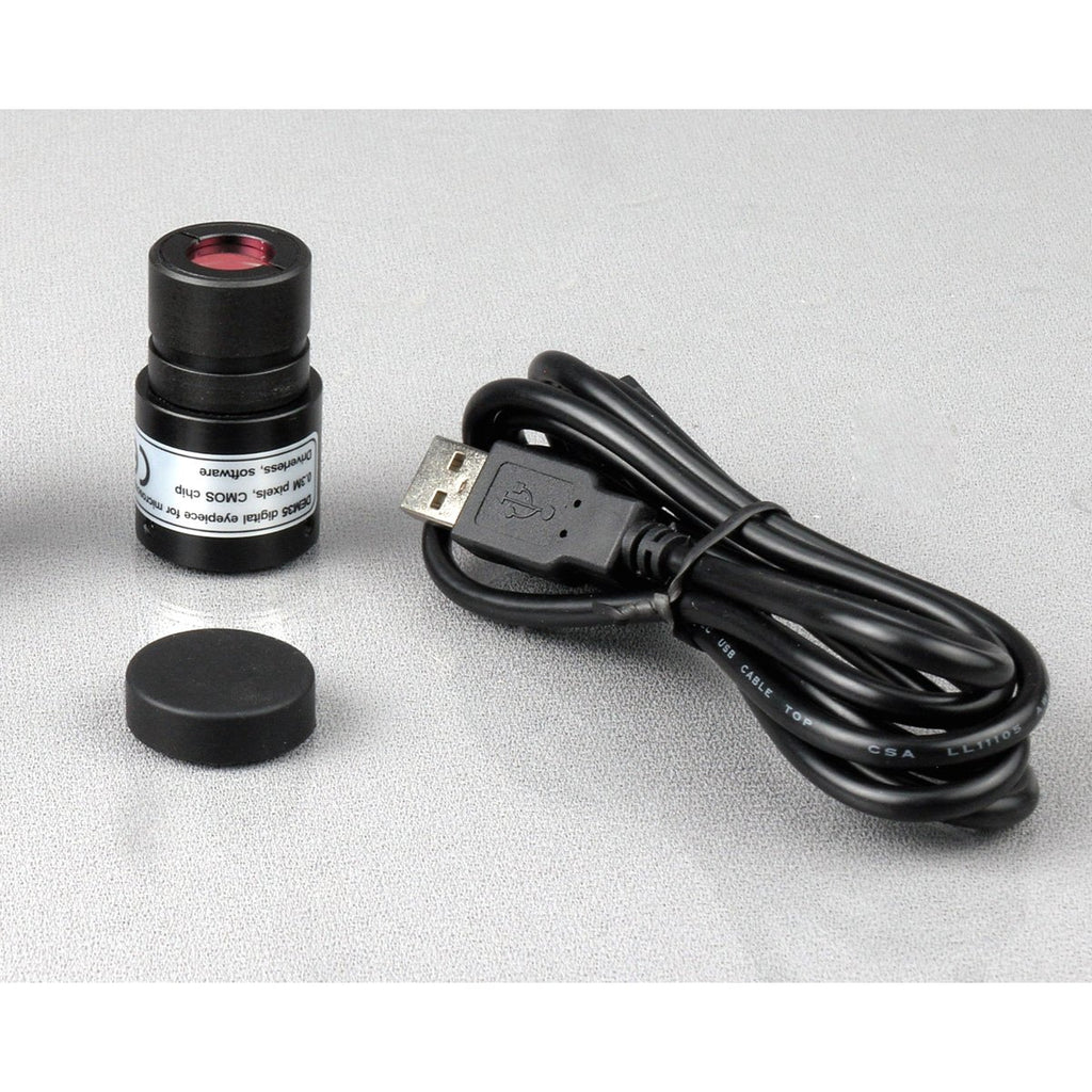 40X-1000X LED Student Microscope with 5MP USB Camera E911822