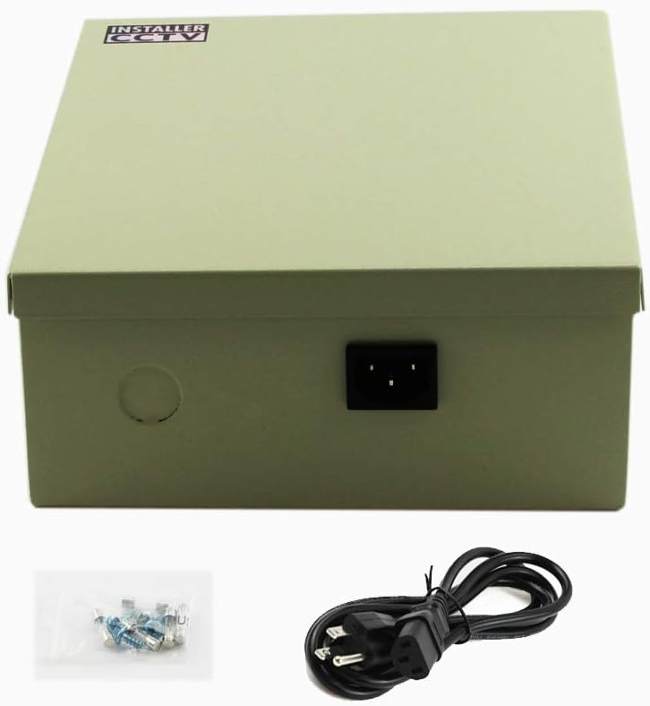 18 Outputs 12 Amp 12V DC CCTV Power Supply Box Y807