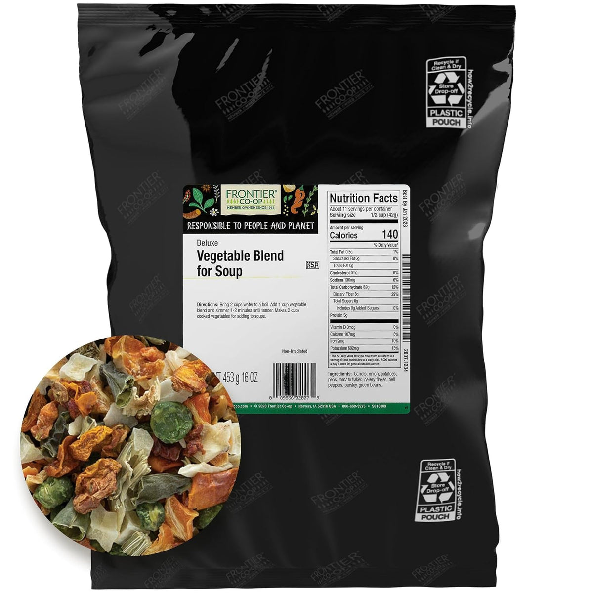 1-Pound Mixed Dried Vegetable Soup D5135