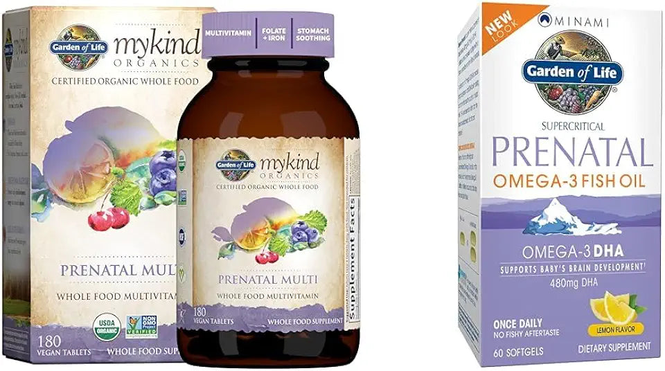 Prenatal Multivitamin with D3 & DHA Omega 3 Softgels T13247