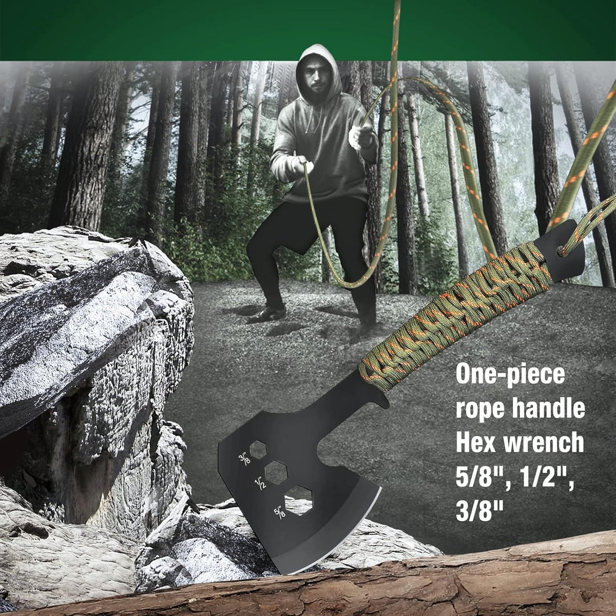 12 Pieces Camping Tool Set with Sheath A5837