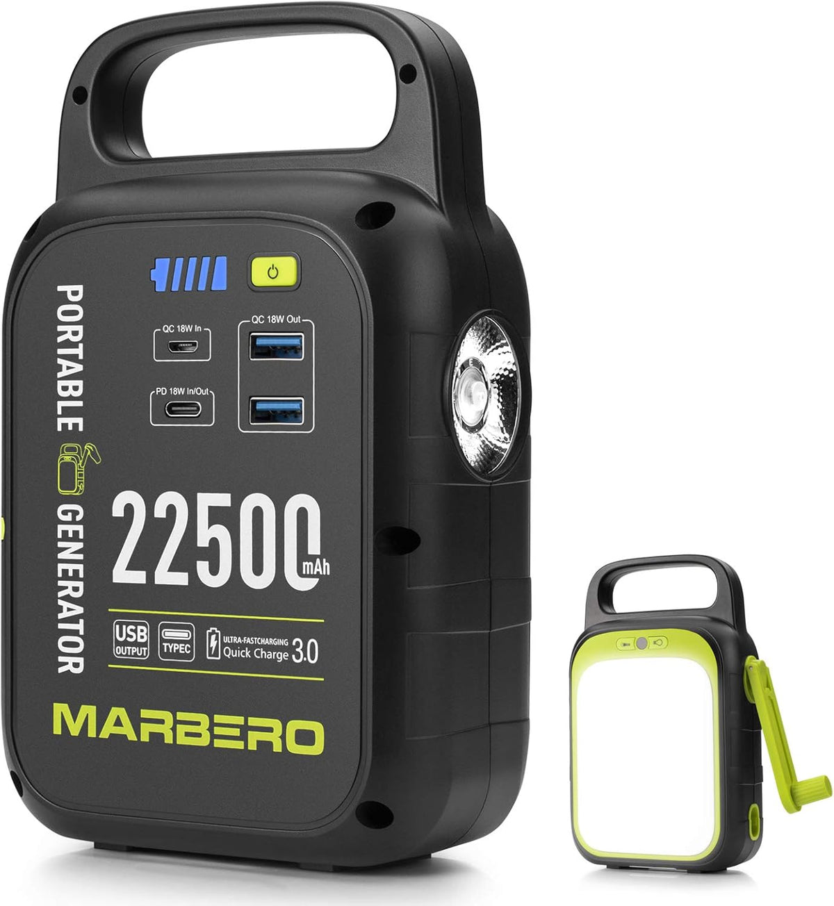 22500mAh Portable Power Station with LED Flashlight D88577