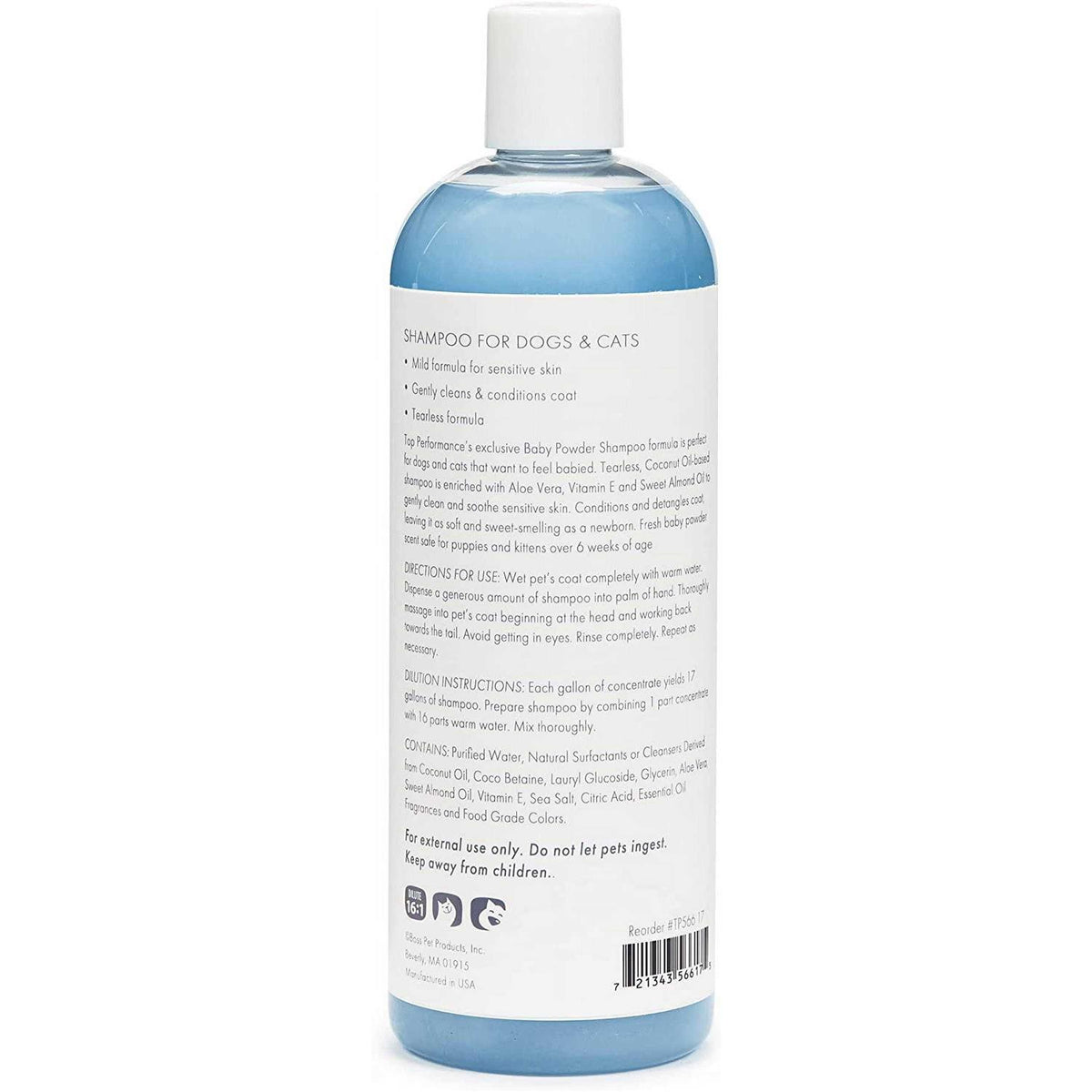 Baby Powder Shampoo 17 oz Z7219