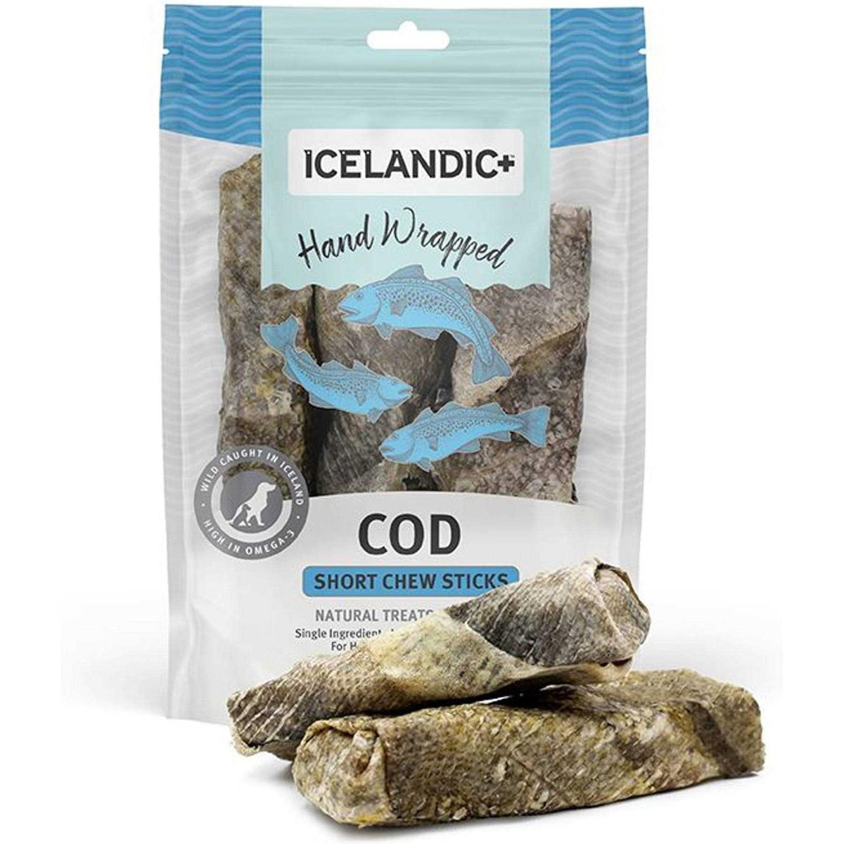 Hand Wrapped Cod Skin Dog Treats A109
