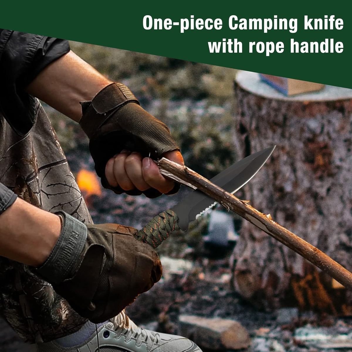 12 Pieces Camping Tool Set with Sheath A5837