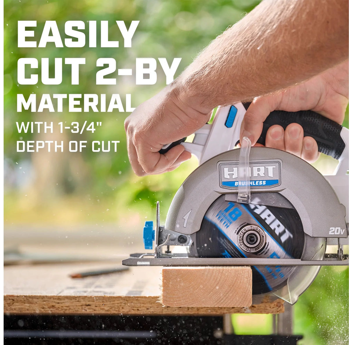 20-Volt Brushless 5-1/2-inch Compact Circular Saw with 4Ah Battery and Charger E34421