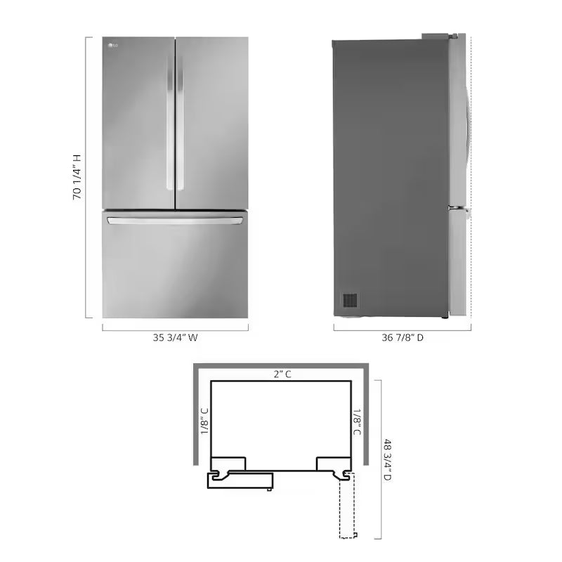 32 cu. ft. French Door Refrigerator with Internal Water Dispenser A4261