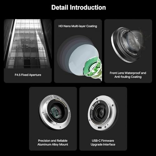 28mm F4.5 APS-C Auto Focus Wide Angle Prime Lens E209