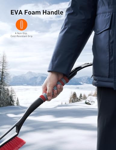 2 Pack 27" Snow Brush and Ice Scrapers C92908