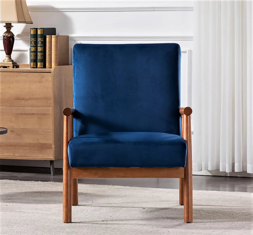 Blue Velvet Armchair O257585