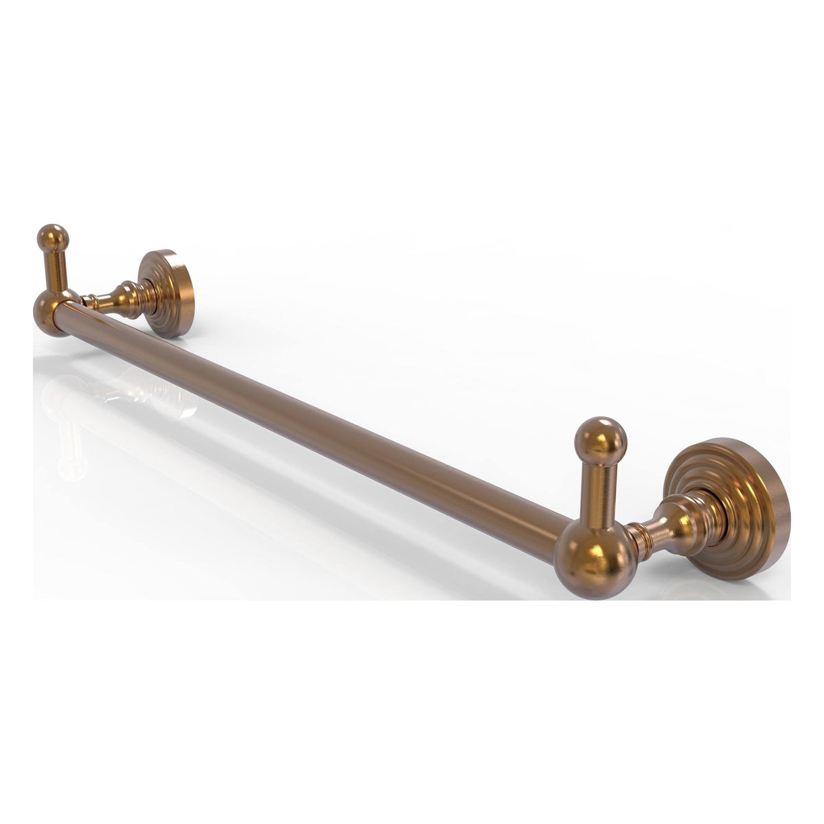 18-inch Towel Bar with Integrated Hooks - Brushed Bronze A906843