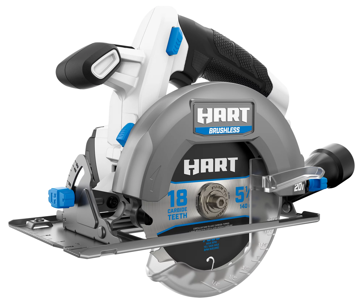 20-Volt Brushless 5-1/2-inch Compact Circular Saw with 4Ah Battery and Charger E34421