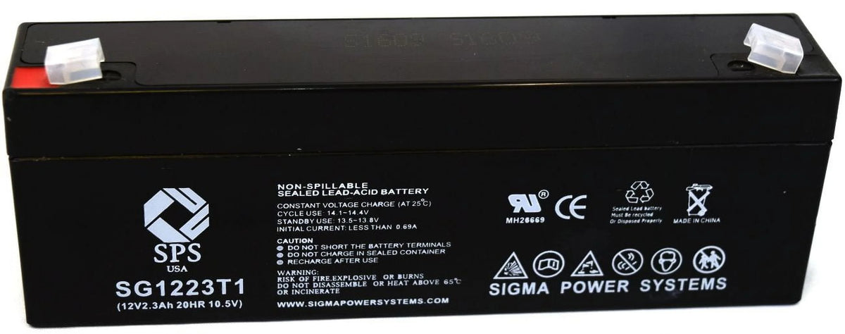 12V 2.3 Ah Replacement Battery 1 Pack I9160