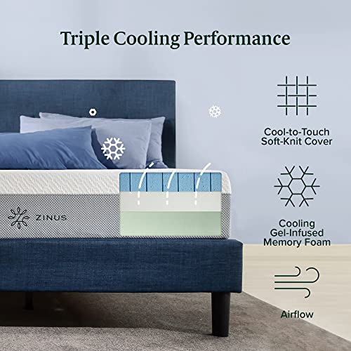 10 Inch Cooling Gel Memory Foam Queen Mattress H6549
