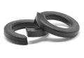 M3 Regular Split Lockwasher Medium Carbon Steel Black Oxide A392